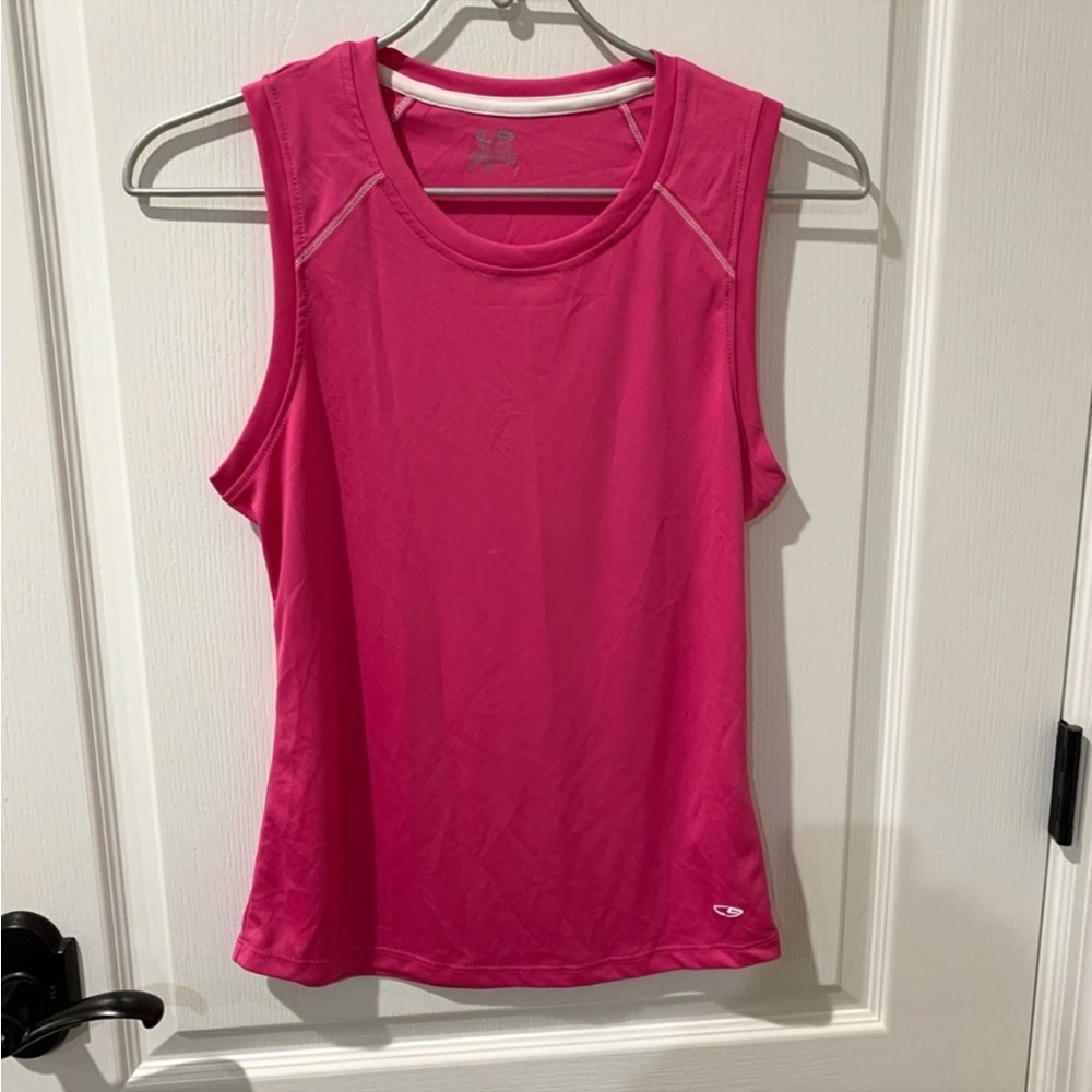 Champion Pink Semi-fitted Athleisure Tank Top Sz S